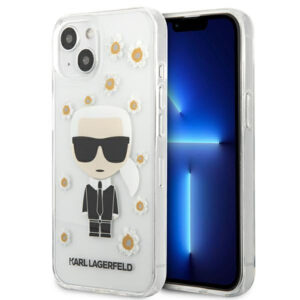 Karl Lagerfeld dėklas iPhone 13 mini – skaidrus