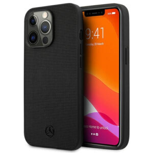 Mercedes-Benz odinis dėklas iPhone 13/13 Pro – juodas