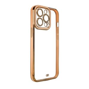 Skaidrus TPU dėklas Xiaomi Redmi Note 11 Pro – auksinis rėmelis -- Xiaomi Redmi Note 11 Pro