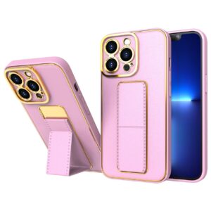Kickstand dėklas iPhone 13 Pro Max – rožinis