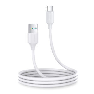 Joyroom Long-Lasting Series A9 Laidas USB-A / USB-C 3A 1m - baltas