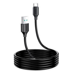 Joyroom Long-Lasting Series A9 Laidas USB-A / USB-C 3A 2m - juodas