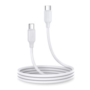 Joyroom Long-Lasting Series A9 Laidas USB-C / USB-C PD QC 60W 3A 1m - baltas