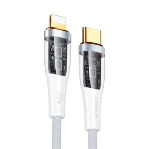 Joyroom Star-Cloud Series A3 Laidas USB-C / Lightning 20W 1.2m su Smart Switch - baltas