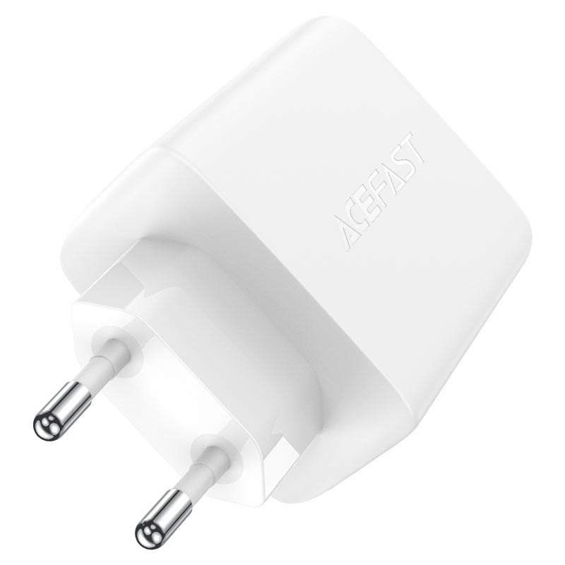 Acefast Greitas GaN įkroviklis (2x USB-C / USB-A) PPS / PD / QC4+ 65W, baltas (A41)