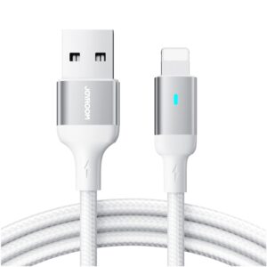Joyroom Extraordinary Series A10 USB-A / Lightning 2.4A laidas 1.2 m - baltas