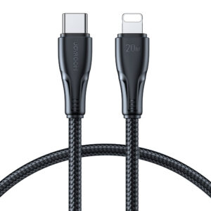Joyroom Surpass Series A11 Lightning / USB-C 20W laidas 0.25 m - juodas