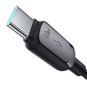 Joyroom Multi-Color Series A14 USB-C / USB-C 60W Laidas 1.2 m - juodas