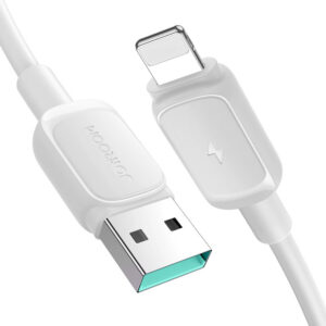 Joyroom Multi-Color Series A14 Lightning / USB-A 2.4A Laidas 1.2 m - baltas