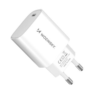 Wozinsky WGWCCW 20W USB-C sieninis įkroviklis, baltas