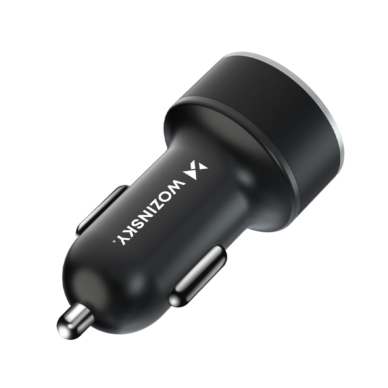 Wozinsky WDCCAC automobilinis įkroviklis USB-C USB-A 36W - juodas