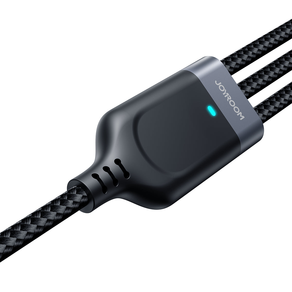 Joyroom laidas Multi-Use Series S-A18 3in1 USB-A - Lightning / USB-C / micro USB 0.3m juodas