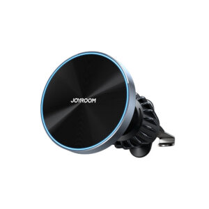 Joyroom JR-ZS240 Pro magnetinis automobilinis laikiklis su belaidžiu įkrovikliu 15W oro ventiliacijos angai - juodas