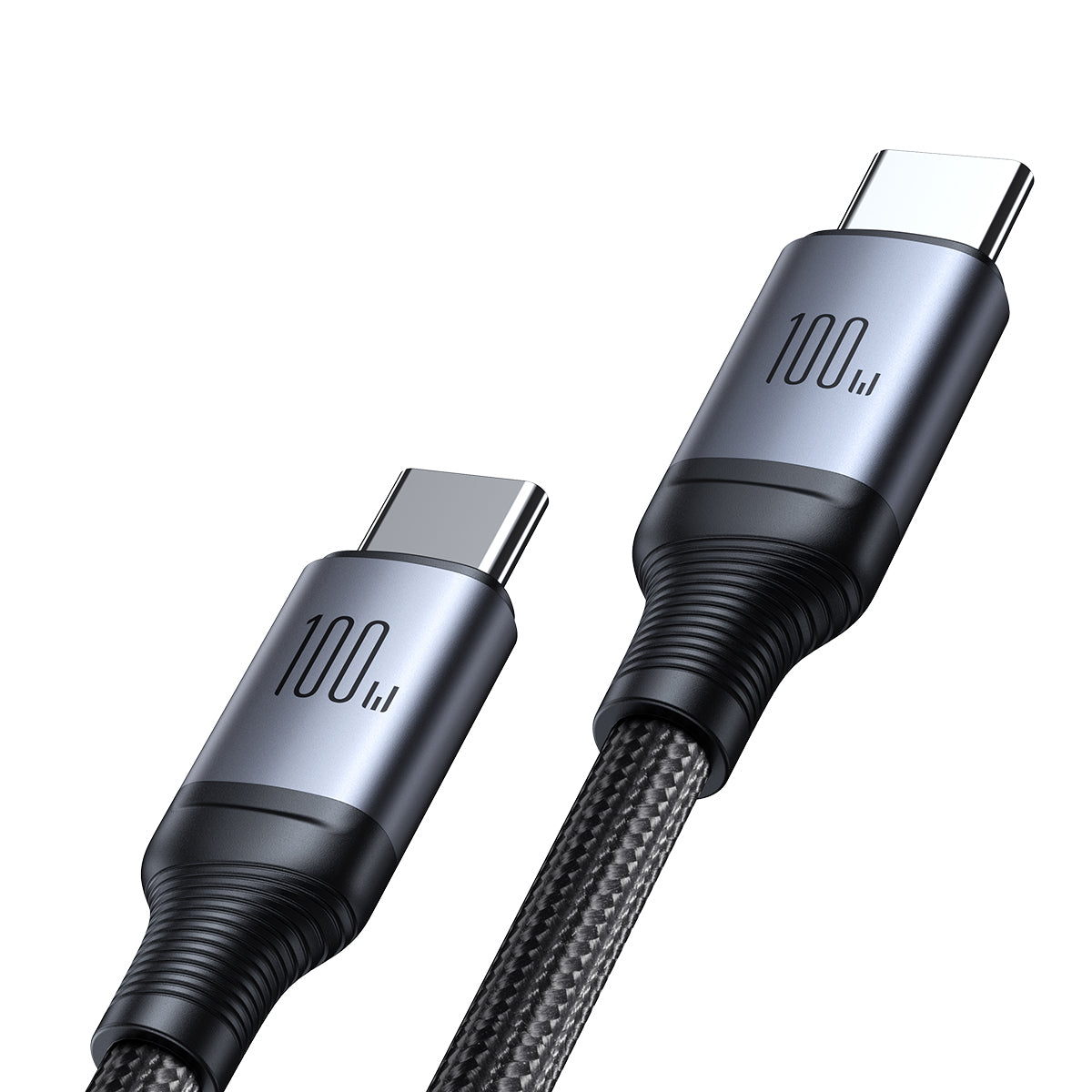Joyroom Speedy Series S-A21 2in1 USB-C - USB-C / USB-C Laidas 100W 1.5m - juodas