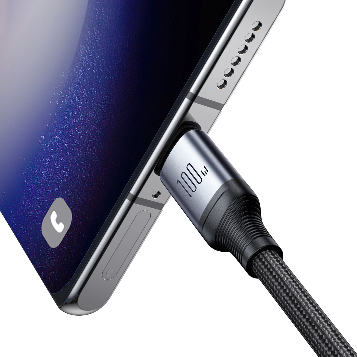Joyroom Speedy Series S-A21 2in1 USB-C - USB-C / USB-C Laidas 100W 1.5m - juodas