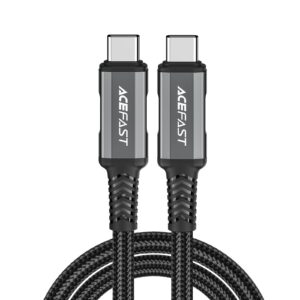 Acefast C1-09 USB-C / USB-C USB4 PD3.1 laidas 5A 1m - pilkai-juodas