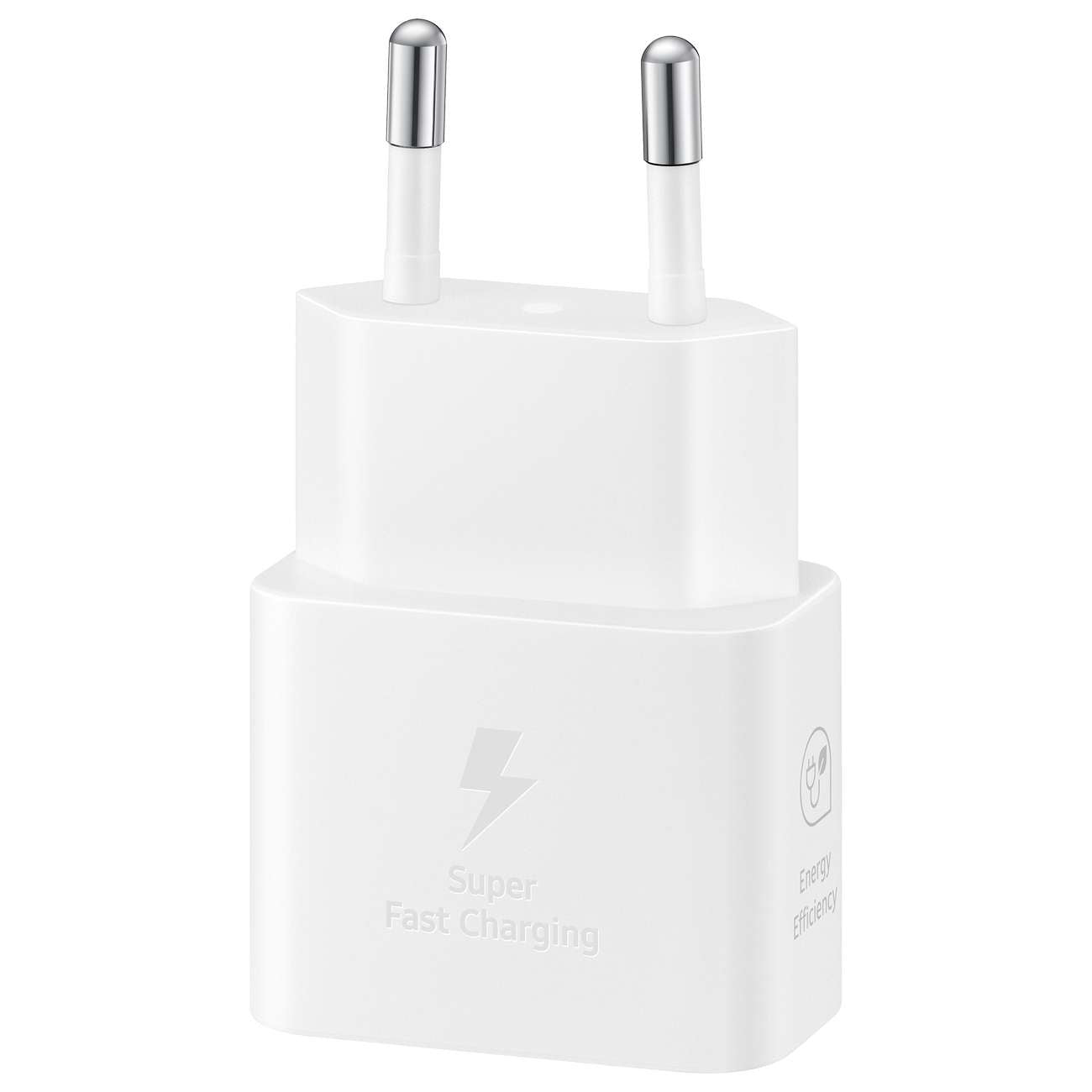 Samsung EP-T2510XWEGEU 25W SFC GaN sieninis įkroviklis su USB-C laidu - baltas