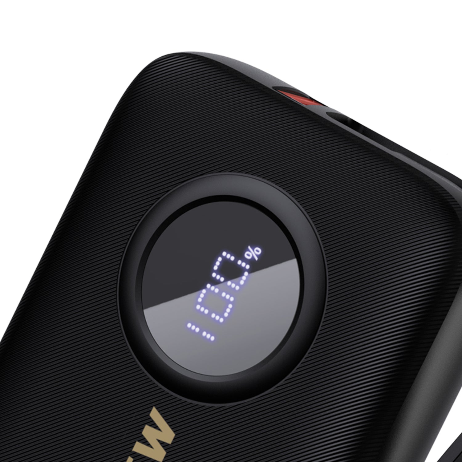 Dudao Išorinė baterija K14 10000mAh su USB-C / Lightning laidais - juodas