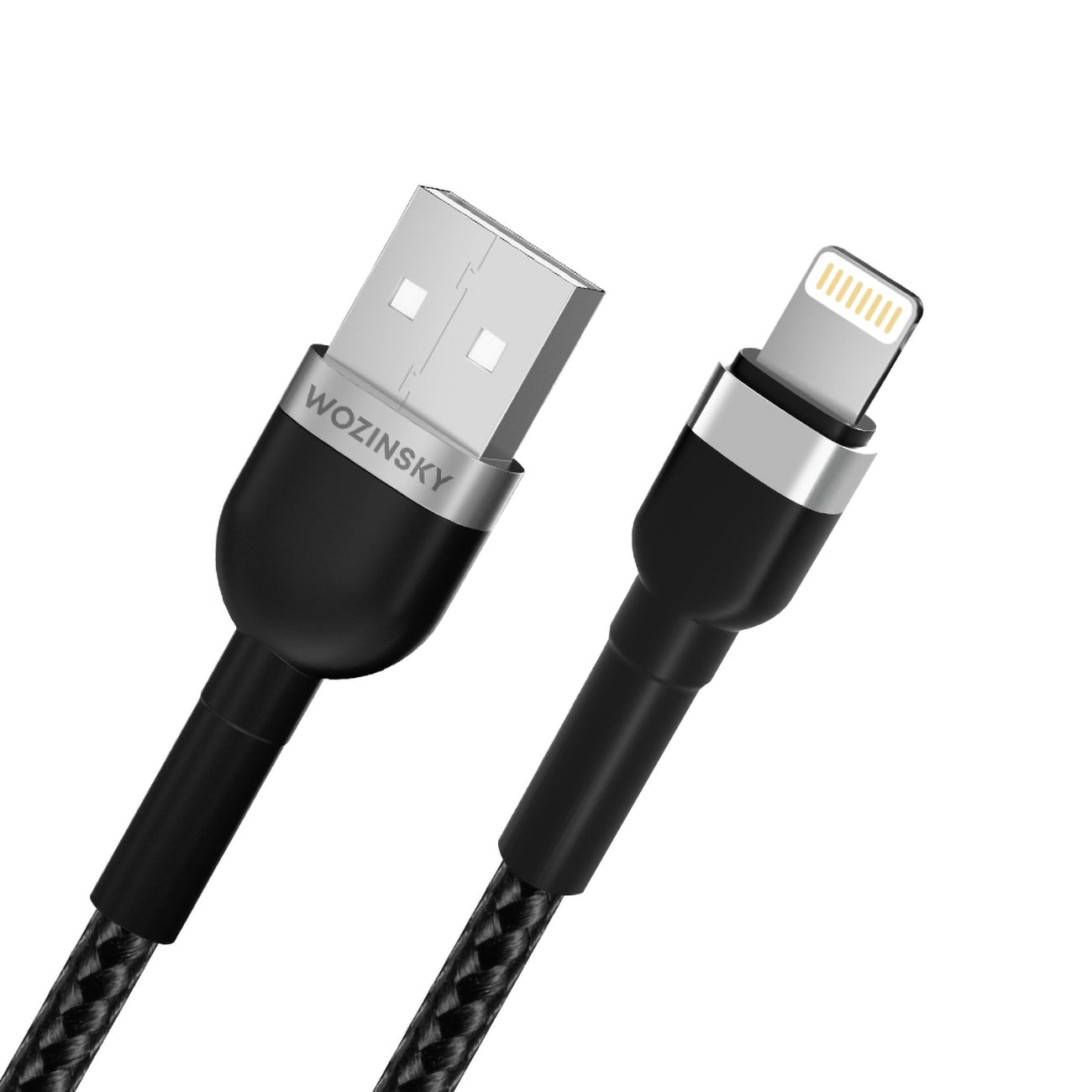 Wozinsky laidas WNBAL1 USB-A / Lightning 2.4A 1 m juodas