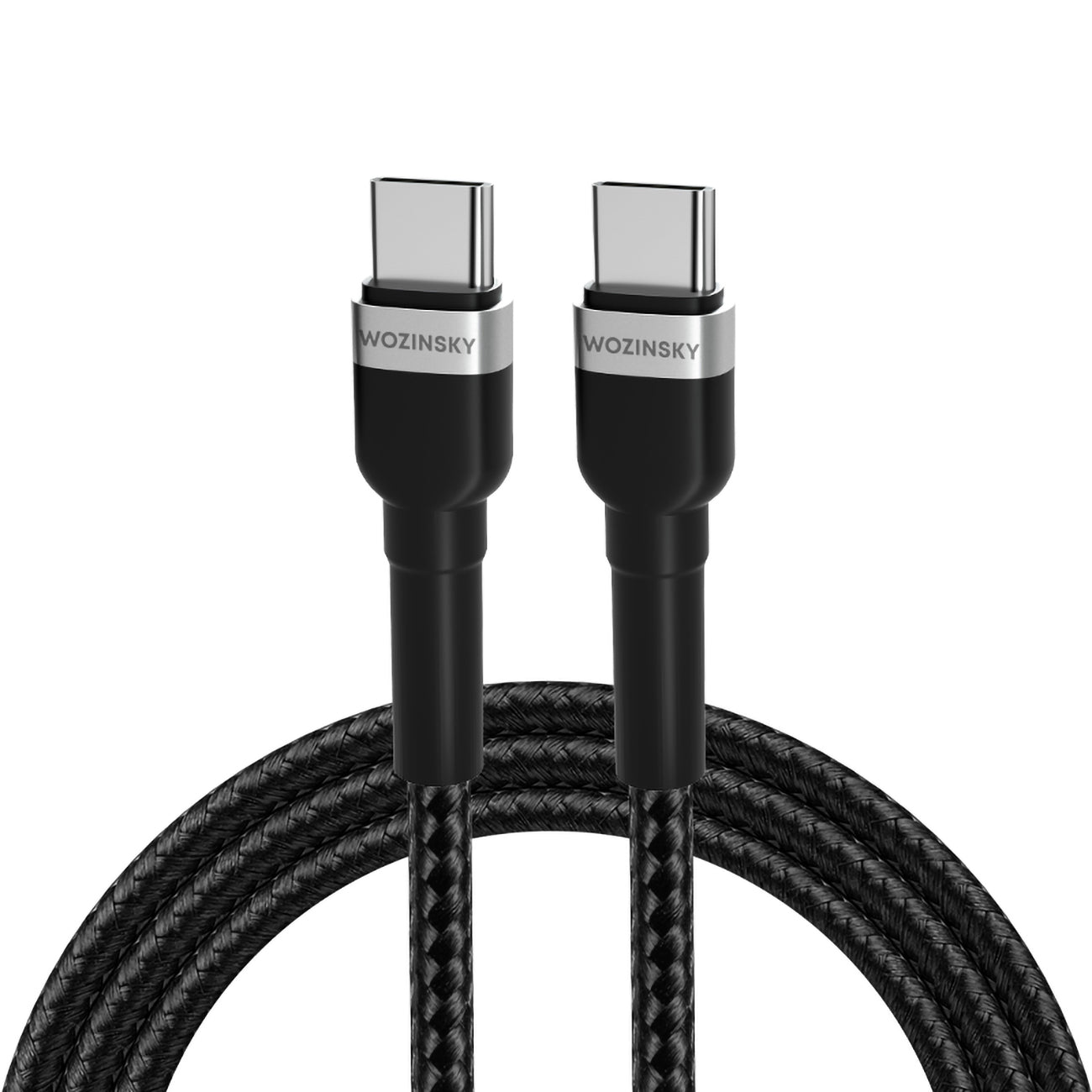 Wozinsky laidas WNBCC1 USB-C / USB-C PD 65W 1 m juodas