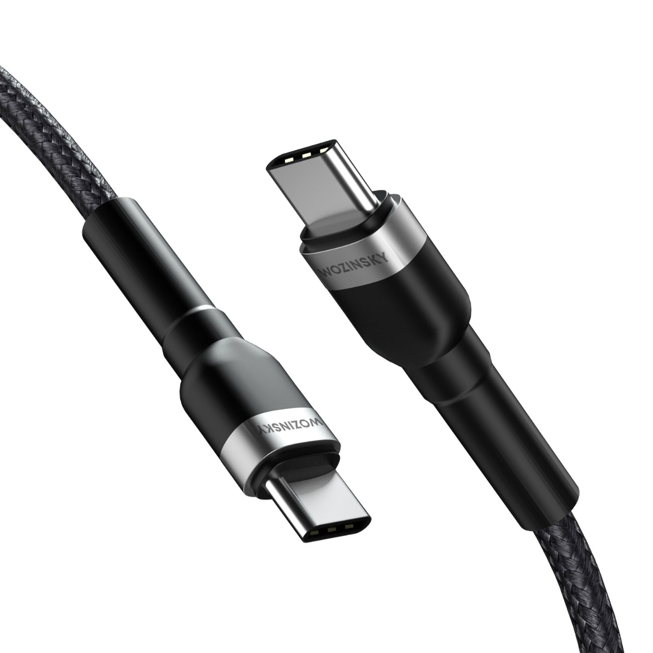 Wozinsky laidas WNBCC2 USB-C / USB-C PD 65W 2 m juodas