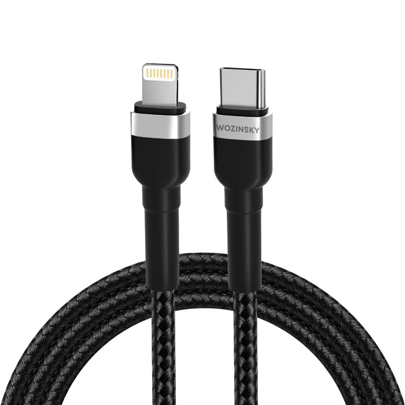 Wozinsky laidas WNBCL2 Lightning / USB-C PD 30W 2 m juodas