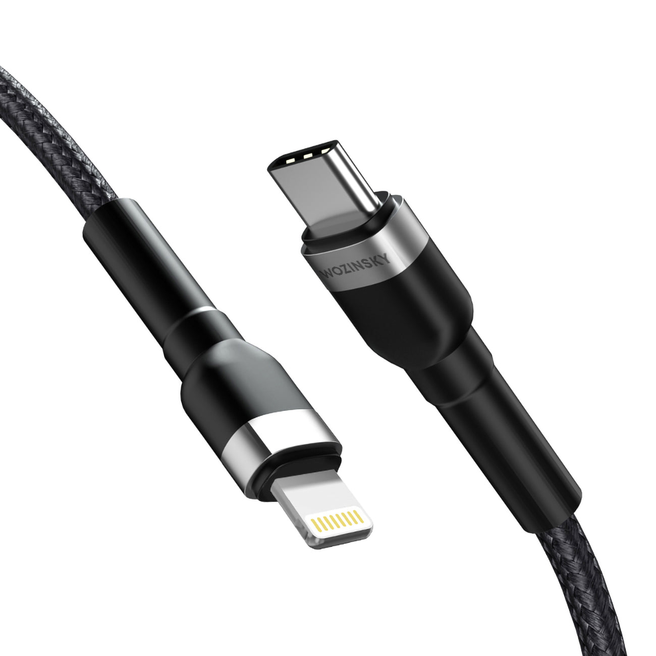 Wozinsky laidas WNBCL2 Lightning / USB-C PD 30W 2 m juodas