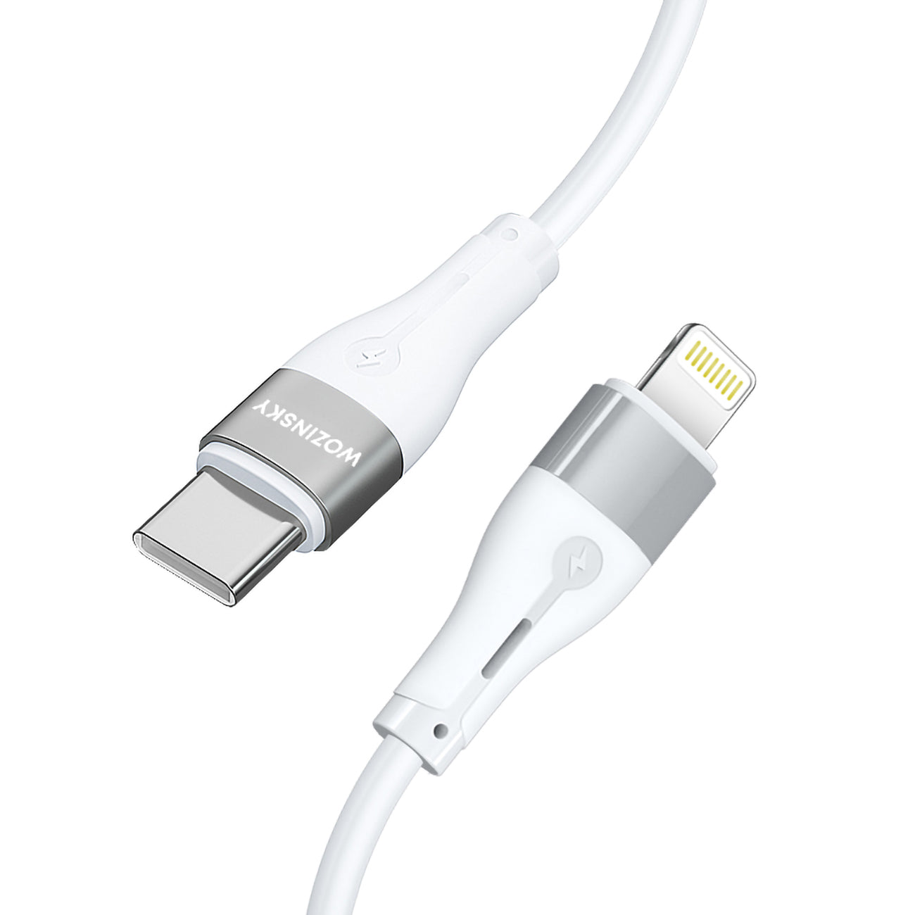 Wozinsky laidas WSTCL1 Lightning / USB-C PD 27W 1 m baltas