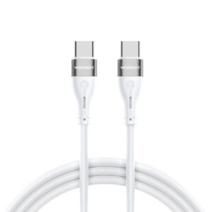 Wozinsky laidas WSTCC2 USB-C / USB-C PD 65W 2 m baltas
