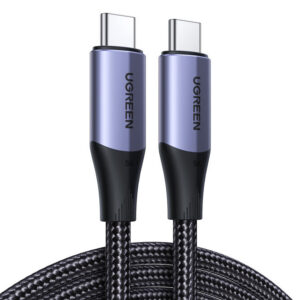 Ugreen US355 USB-C 3.1 Gen 2 / USB-C 3.1 Gen 2 kabelis 1 m - juodas