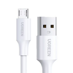 Ugreen US289 60143 micro USB / USB-A laidas 2 m - baltas