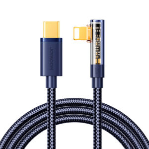 Joyroom Gaming laidas S-CL020A6 Lightning (kampinis) / USB-C (tiesus) 20W 1.2 m - mėlynas