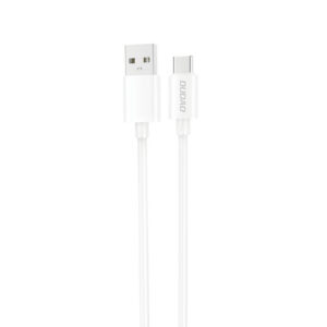 Dudao L4ST USB-A / USB-C laidas 2A 1m - baltas