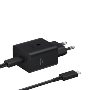 Samsung EP-T4511XBEGEU 45W 4.05A 1x USB-C sieninis įkroviklis - juodas + USB-C laidas
