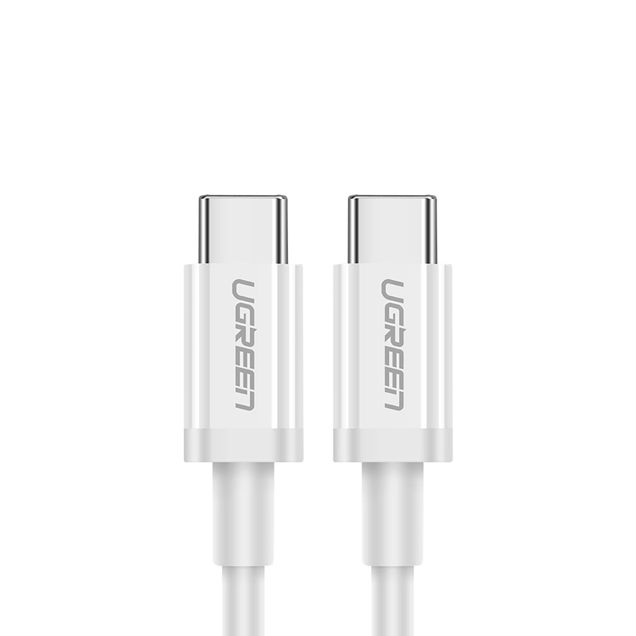 Ugreen US264 60518 USB-C / USB-C PD QC AFC laidas 1 m - baltas