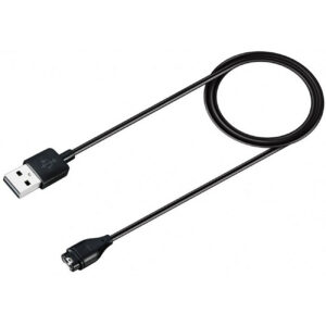 Magnetinis įkroviklis Garmin išmaniesiems laikrodžiams su USB-A - juodas