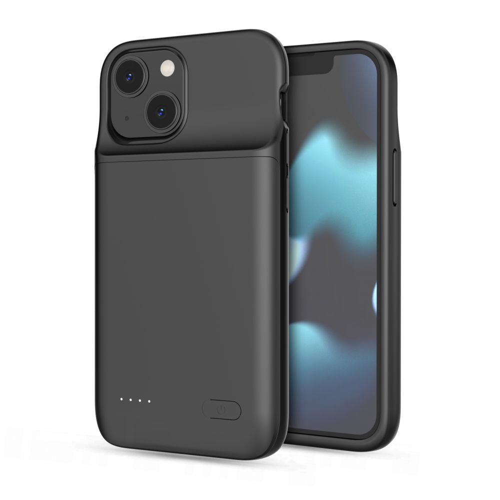 Tech-Protect PowerCase, skirta iPhone 12 mini / 13 mini, su 4700mAh išorine baterija - juoda