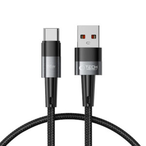 Tech-Protect UltraBoost USB-C / USB-A laidas 66W 6A 0.25m - pilkas
