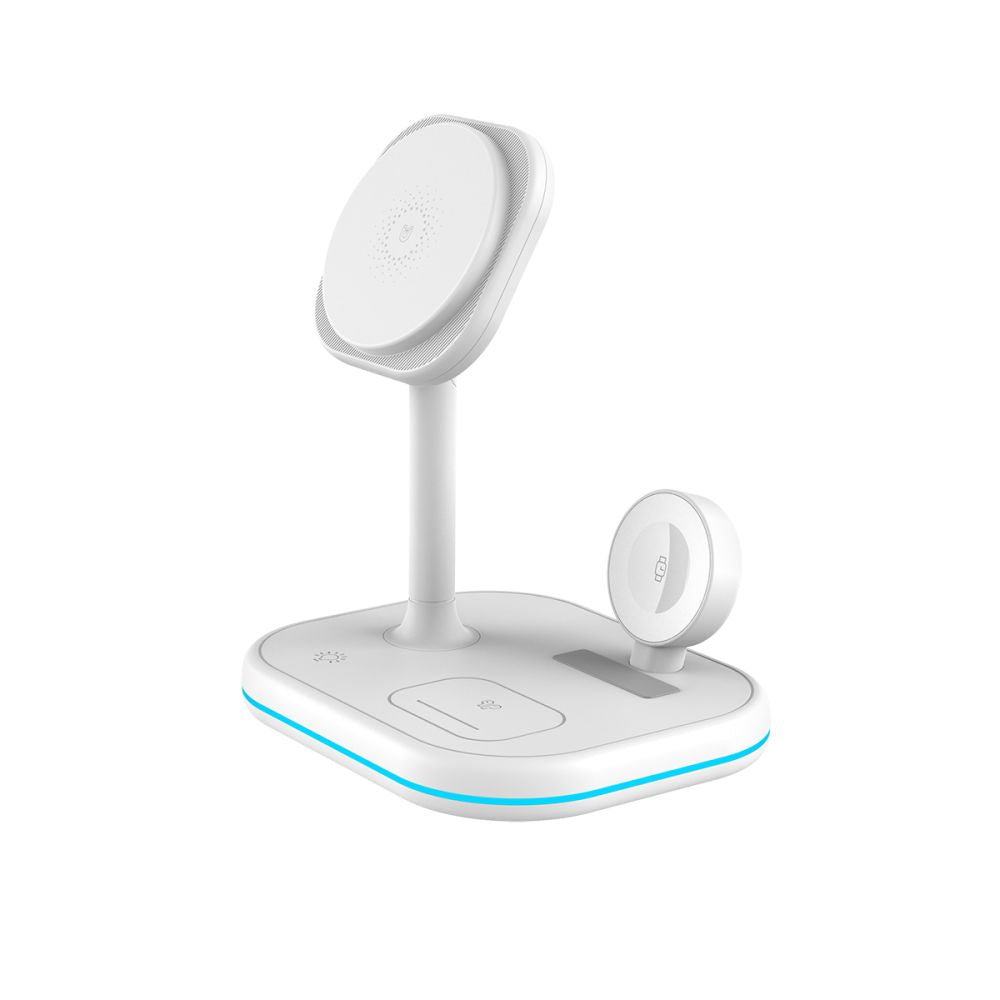 Tech-Protect Indukcinis įkroviklis QI15W-A27 3-in-1 su MagSafe stovu išmaniajam telefonui / Apple Watch / AirPods -...