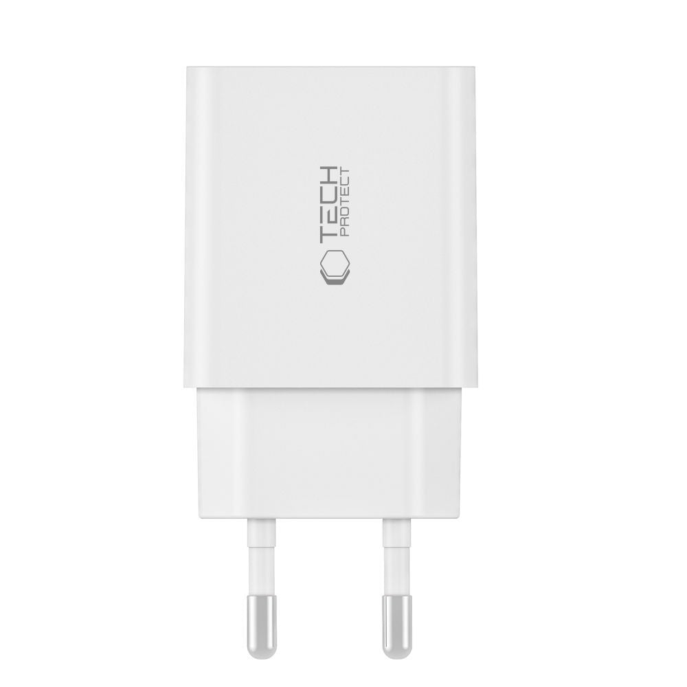 Tech-Protect C35W įkroviklis 2x USB-C PD 35W - baltas