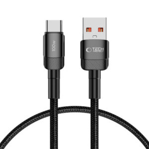 Tech-Protect UltraBoost Evo USB-C / USB-A laidas 100W 5A 0.5m - juodas