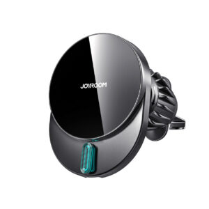 Joyroom JR-ZS409 magnetinis laikiklis su 15W indukciniu įkrovikliu automobilio oro ventiliacijos grotelėms - juodas