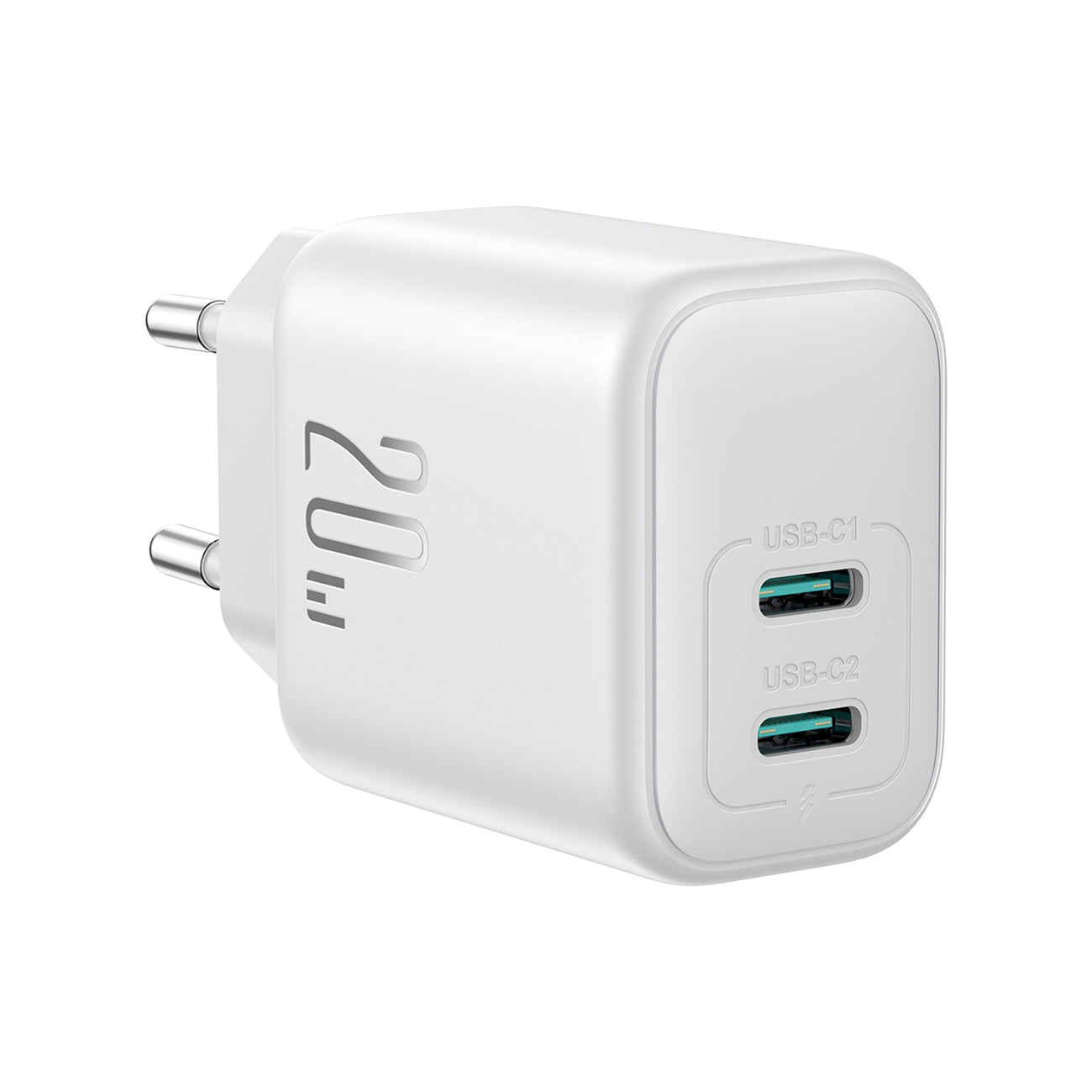 Joyroom JR-TCF12 tinklo įkroviklis 2x USB-C 20W PD / QC 3.0 - baltas