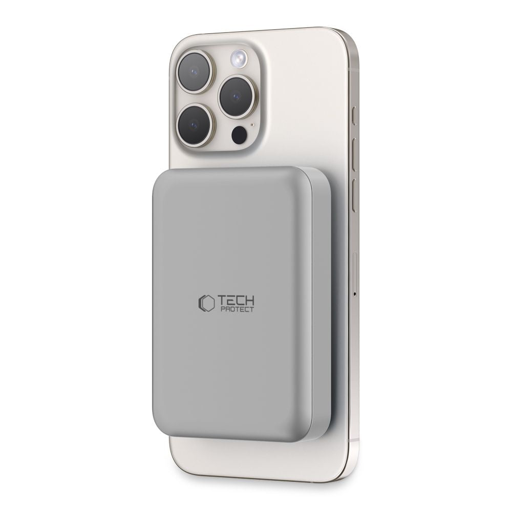 Tech-Protect Išorinė baterija PB11 LifeMag MagSafe 10000mAh - titano