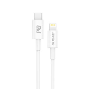 Dudao L6X USB-C - Lightning PD 20W 1m laidas - baltas
