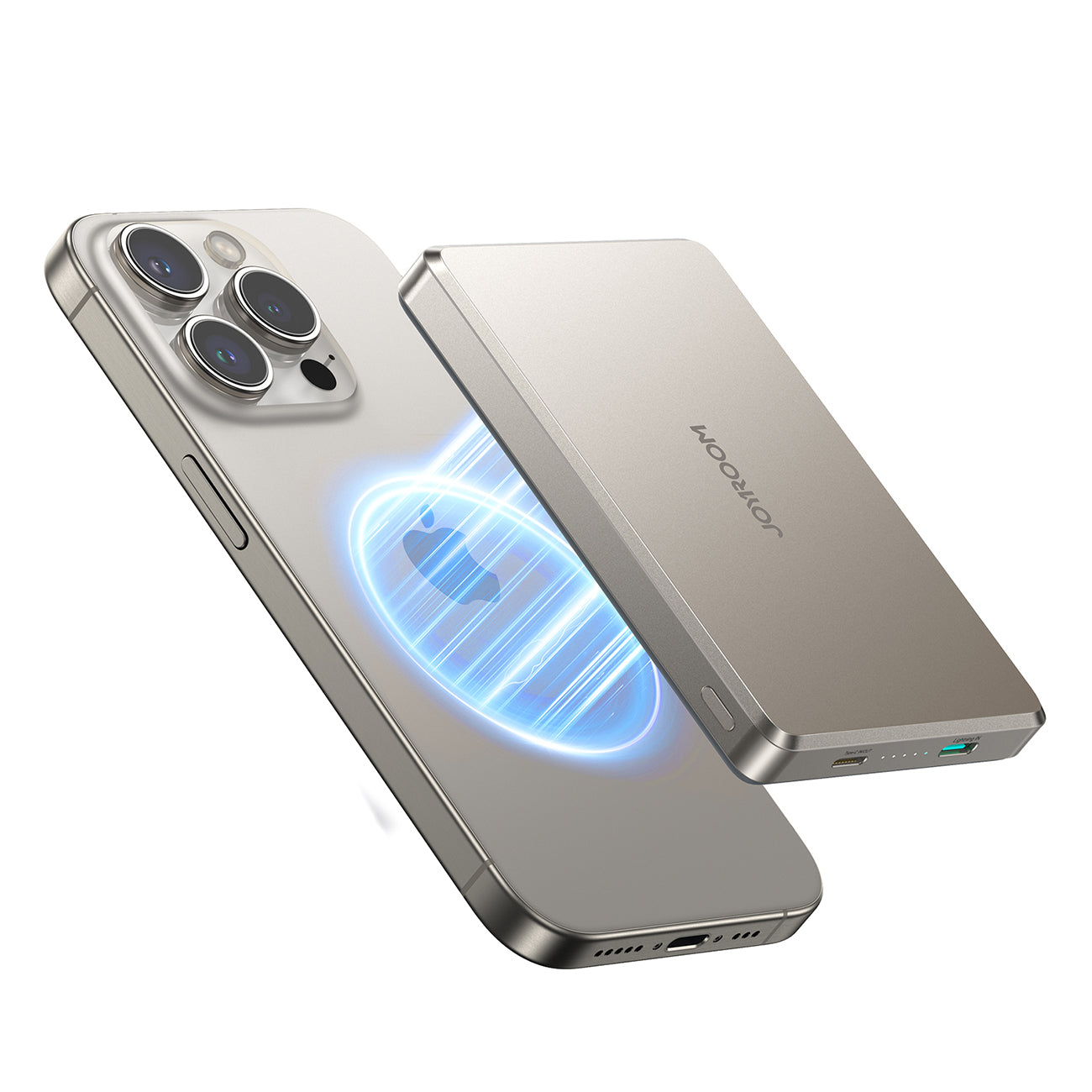 Joyroom išorinė baterija JR-PBM08 Pro 10000mAh itin plona - titano spalvos