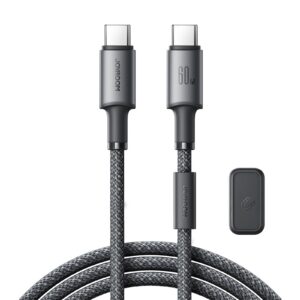 Joyroom S-A50 Unlimited Series 60W USB-C - USB-C laidas su magnetiniu organizatoriumi 1.2m - pilkas