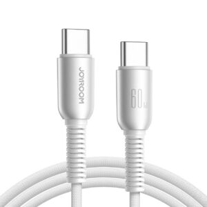 Joyroom S-A51 Cutting-Edge Series 60W USB-C - USB-C laidas 1.2m - šviesiai pilkas