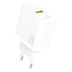 Dudao A27S 25W GaN USB-A įkroviklis - baltas