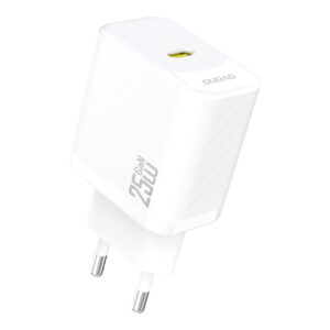 Dudao A27 25W GaN USB-C sieninis įkroviklis - baltas